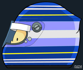 Helmet of Norberto Fontana by Muneta & Cerracín