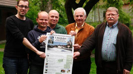 Sie freuen sich auf das Bezirksfest in Landsberg: Jürgen Lindner, Mathias Fischer, Konrad Schreiber, Rudolf Gast (Bezirksvorsitzender) und Karl Baur vom Ortsverband der Gehörlosen Weilheim-Landsberg