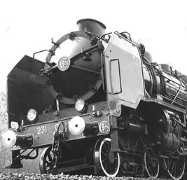 séquence musique et mouvement locomotive