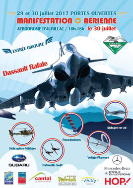 aurillac 2017, cantal airshow 2017
