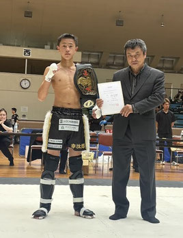 50㎏級新王者　石井幸汰郎
