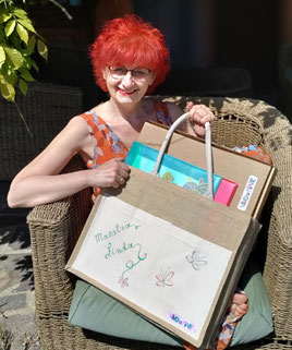 borsa kamishibai personalizzata kamishibook juta