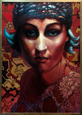 "Parisien", Canvas, acrylic, 70X100cm. 08.07.2025