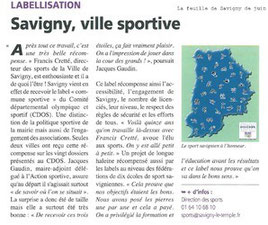 FEUILLE DE SAVIGNY JUIN 2013