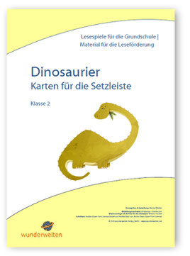 Leseförderung Grundschule Material Dinosaurier