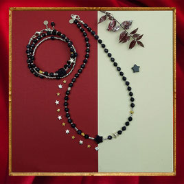 Damenschmuck zu Weihnachten Armbänder Halskette Ohrringe  Weihnachtsschmuck Weihnachts-Damenschmuck