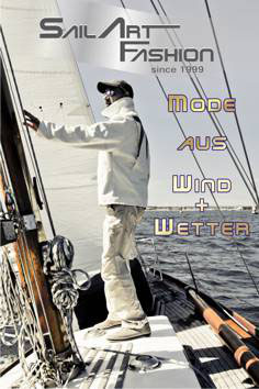 Mode aus Wind+Wetter - Segeltuchjacken Segeltuchtaschen Segeltuchwesten Segeltuchaccessoires SailArt Fashion Segeltuchmode Segeltuch Upcycling Unikate Chic Mode Männermode Jacke Weste Tasche Sitzsäcke Schlüsselanhänger