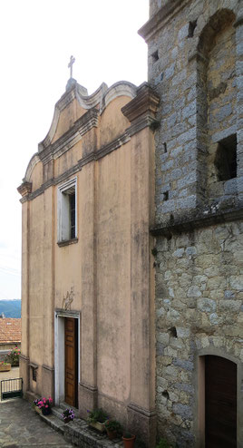 San Gavino di Fiumorbo - A l'origine une chapelle du XVIIè qui figure sur le plan Terrier de 1795 - agrandie en 1860 - paroisse en 1870