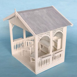 Miniatur-Gartenhaus