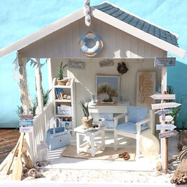 Miniatur-Strandhaus