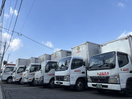 引越道場　ゲート車