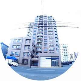 THETA360°GALLERY-外観/共用部↓パノラマで内覧体験できます。↓北34条シティタワー-Kita34JyoCityTawer