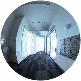 THETA360°GALLERY-外観/共用部↓パノラマで内覧体験できます。↓北34条シティタワー-Kita34JyoCityTawer