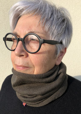 Tour de cou femme Verlaine laine et soie made in France