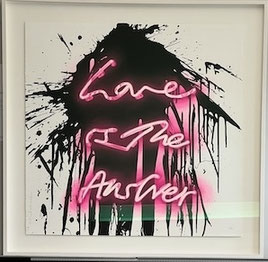 Workshop - Einrahmung. Grafik schwebend im Kastenrahmen.  