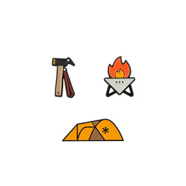 Snow Peak Enamel Pins 