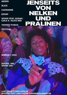 Jenseits von Nelken und Pralinen, Festival, Berlin, World Wide Web, My Voice My Weapon of Choice, Hip Hop, Rap, Female, Woman,Rights