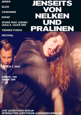 Jenseits von Nelken und Pralinen, Festival, Berlin, World Wide Web, My Voice My Weapon of Choice, Hip Hop, Rap, Female, Woman,Rights