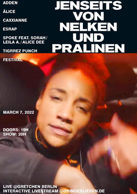 Jenseits von Nelken und Pralinen, Festival, Berlin, World Wide Web, My Voice My Weapon of Choice, Hip Hop, Rap, Female, Woman,Rights