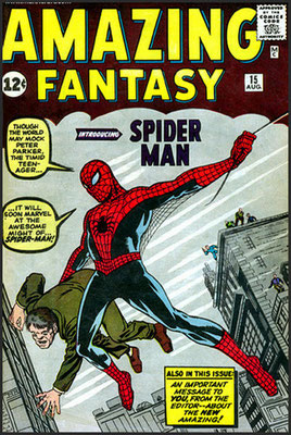 Amazing Fantasy #15 primera aparición del personaje