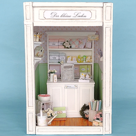 Book Nook aus Pappe