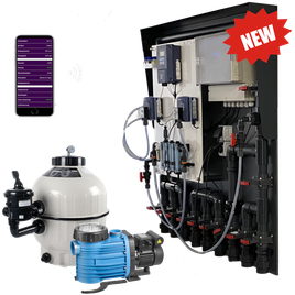 Pool Smart Control von dorada pool - Automatisierte Pooltechnik für Wasseraufbereitung, Filterung und Dosierung. Steuerbar über Smartphone oder Tablet.
