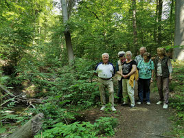 Die Dienstag-Sportgruppe auf Wanderung