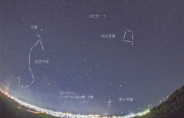 宮地さんが撮影した石垣島の満天の星空(8日夜)