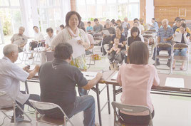 古典音楽コンクールの抽選会が行われた=20日、大川公民館