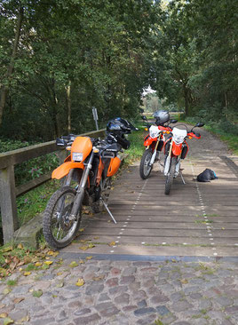 CRF250L-Erste Ausfahrten in der Nordheide