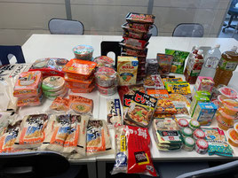 ご寄付いただいた食品