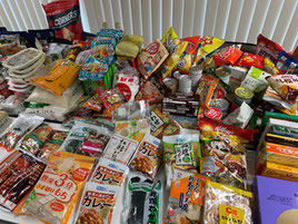 フードドライブの食品