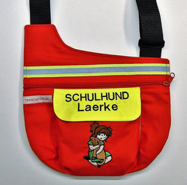 Gassitasche, Schulhund,Therapiebegleithund, Halstuch