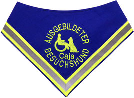 Azubi Therapiehund Begleithund Halstuch Hundehalstuch