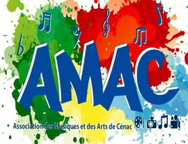 LOGO de l'Association des Musiques et des Arts de Cénac (A.M.A.C. / AMAC)