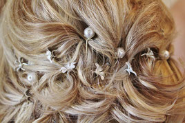 Haarschmuck bei der Hochzeit