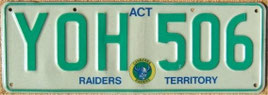 australisches Nummernschild