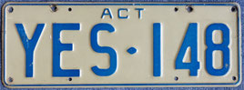 Nummernschild aus Australien