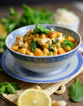 Curry Kichererbsen vegan