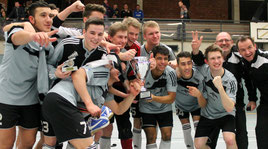 Die U19 Junioren von SV Viktoria 08 sind Stadtmeister 2014 nach einem hochklassigen Finale gegen die eigene 1.Herren
