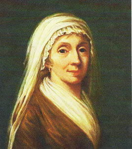 Caroline Perthes (geb. Claudius, 1774-1821), Brustbild um 1806, Öl auf Karton von Friederike Leisching (Privatbesitz)
