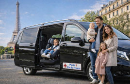 taxi avec siège bébé sécurisé