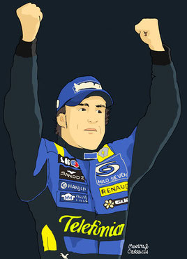 Fernando Alonso by Muneta & Cerracín
