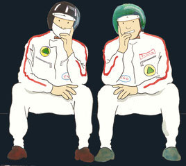 James Clark R Graham Hill by Muneta & Cerracín