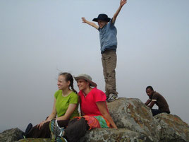 Elijah reaches the top of a mountain