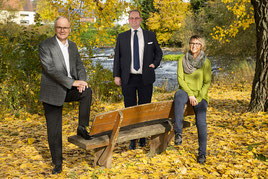 Foto v.l.: Holger Hartert, Dr. Alexander Wagner, Anja Fay.