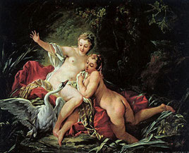 Boucher - Leda e il cigno