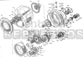 Despiece reductor camión hormigonera Sauer TMG 51.2 reducteur catalogue