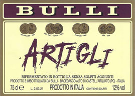 Artigli Bulli etichetta 