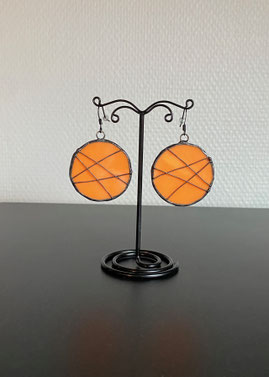 Boucles d'oreilles en Tiffany (12€)